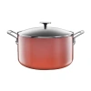 Granitestone 5-qt Stockpot With Lid In Orange