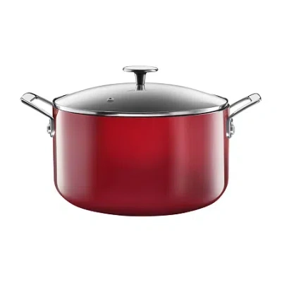 Granitestone 5-qt Stockpot With Lid In Red