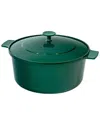 Granitestone 6.5qt Nonstick Enameled Lightweight Dutch Oven With Lid In Red
