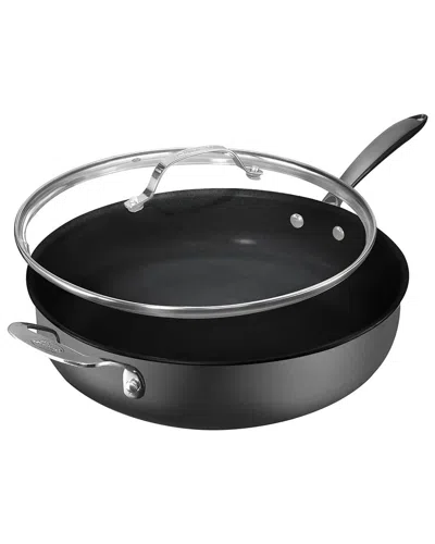 Granitestone Armor Max 5.5qt Ultra Durable Nonstick Jumbo Cooker Pan With Lid In Black