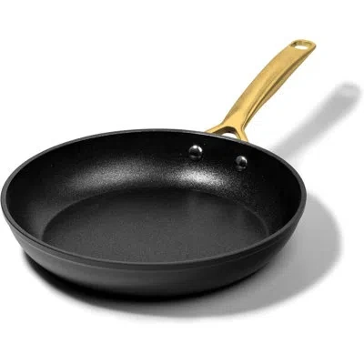 Granitestone Armor Max Gold 10'' Nonstick Hard Anodized Fry Pan In Black