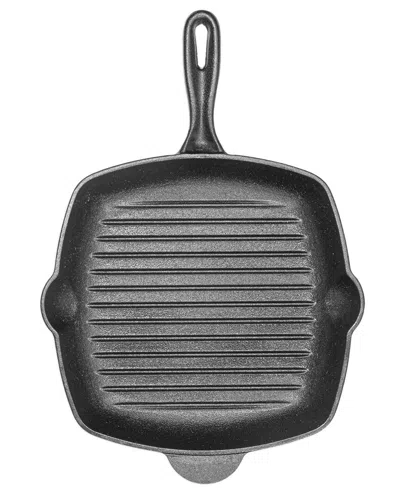 Granitestone Cast Iron 10.25 Square Grill In Black