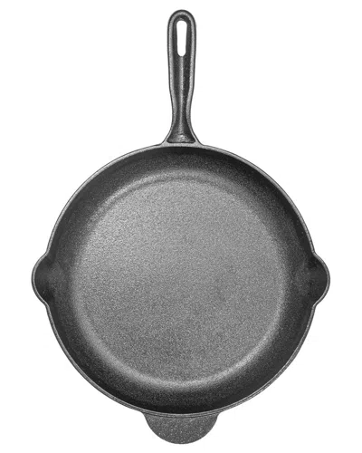 Granitestone Cast Iron 10.25in Round Skillet In Gray