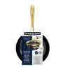 Granitestone Charleston Collection Hammered 4-qt. Non-stick Deep Satue Pan With Lid In Black