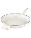 Granitestone Desert 14in Nonstick Fry Pan With Lid