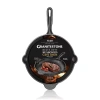 Granitestone Heavy Duty Cast Iron 10.25" Round Skillet In Black