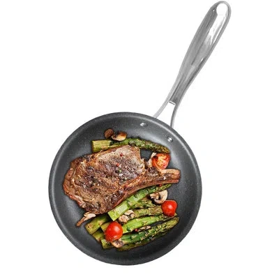 Granitestone Non-stick Aluminum Frying Pan With Stay Cool Handles, Oven & Dishwasher Safe In Black