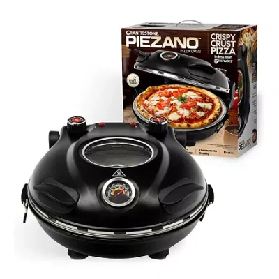 Granitestone Piezano Indoor/outdoor Portable Electric Pizza Oven In Black