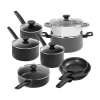 Granitestone Pro Premier 13-pc. Non-stick Hard Anodized Cookware Set In Black
