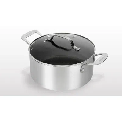 Granitestone Silver 5 Qt Nonstick Stock Pot With Tempered Glass Lid, Oven & Dishwasher Safe