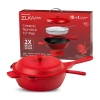 Granitestone Zuka Everyday Multi-functional 10" Pan Cooking System In Red