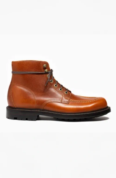 Grant Stone Brass Boot In Brown