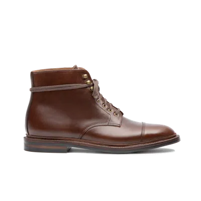 Grant Stone Cap Toe Boot In Brown
