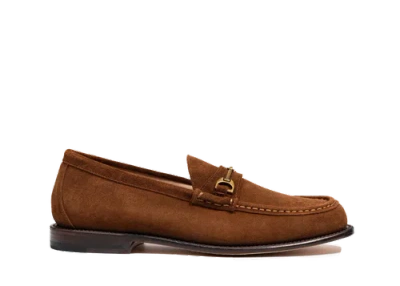 Grant Stone Horsebit Loafer In Brown