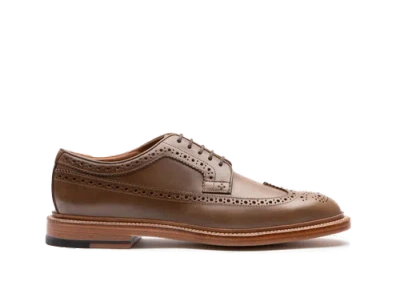 Grant Stone Longwing Shoe In Brown