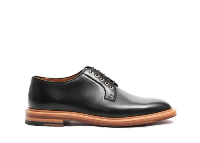Grant Stone Plain Toe Shoe In Black