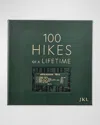 Graphic Image 100 Hikes Of A Lifetime Book - Personalized In Green