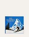 Graphic Image 100 Slopes Of A Lifetime: The World's Ultimate Ski And Snowboard Destinations Leather-bound Book By  In Multi