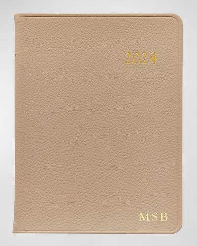 Graphic Image 2024 Desk Diary - Personalized In Neutral