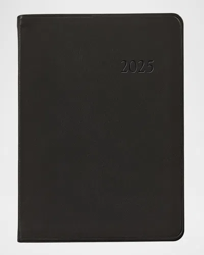 Graphic Image 2025 Leather Notebook In Black