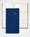 Graphic Image 2026 6" Leather Pocket Datebook In Blue