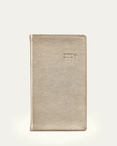 Graphic Image 2026 6" Leather Pocket Datebook In Neutral