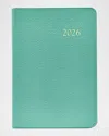 Graphic Image 2026 Leather Daily Journal In Green