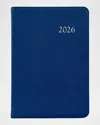 Graphic Image 2026 Leather Daily Journal In Blue