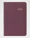 Graphic Image 2026 Leather Daily Journal In Burgundy