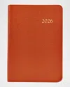 Graphic Image 2026 Leather Daily Journal In Orange