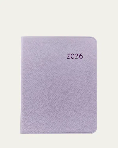 Graphic Image 2026 Leather Daily Journal In Purple