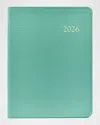 Graphic Image 2026 Leather Daily Journal In Green