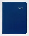 Graphic Image 2026 Leather Daily Journal In Blue
