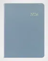 Graphic Image 2026 Leather Daily Journal In Blue
