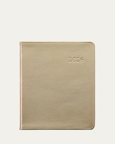 Graphic Image 2026 Leather Desk Diary In Neutral