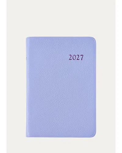 Graphic Image 2027 Leather Daily Journal In Blue