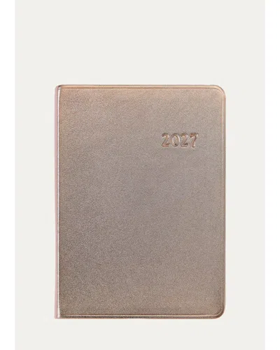 Graphic Image 2027 Leather Weekly Notebook In Neutral