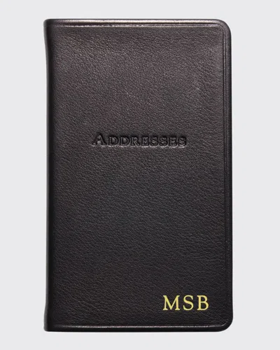 Graphic Image 5" Pocket Address Book In Black