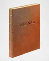 Graphic Image 9" Leather Hardcover Journal In Gold