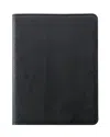Graphic Image 9" Leather Wire-o-notebook In Black