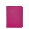 Graphic Image 9" Refillable Leather Notebook In Azalea
