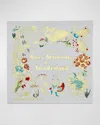 Graphic Image Alice's Adventures In Wonderland Leather-bound Book By Lewis Carroll - Illustrated Edition In Cloud Blue