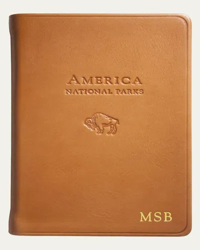 Graphic Image America National Parks Atlas Book In British Tan