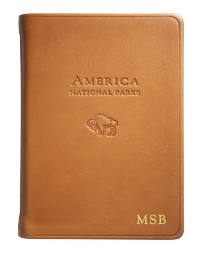 Graphic Image America National Parks Atlas Book In Brown