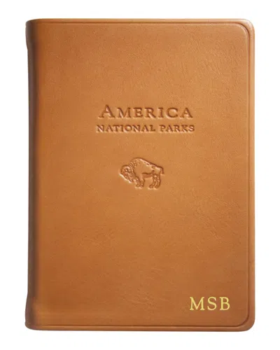 Graphic Image America National Parks Atlas Book In British Tan