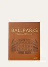 Graphic Image Ballparks Past And Present Leather Hardcover Book In Tan