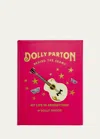 Graphic Image Behind The Seams: My Life In Rhinestones Leather-bound Book By Dolly Parton, Personalized In Pink