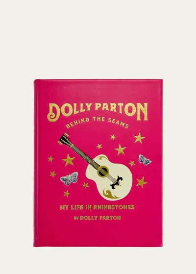 GRAPHIC IMAGE BEHIND THE SEAMS: MY LIFE IN RHINESTONES LEATHER-BOUND BOOK BY DOLLY PARTON, PERSONALIZED
