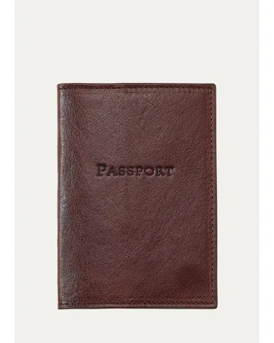 Graphic Image Bg 125th Anniversary Passport Holder In Brown
