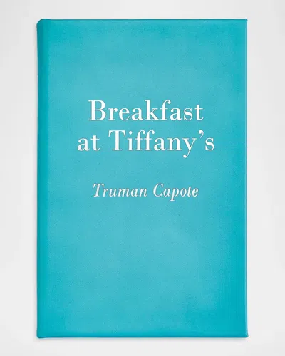 Graphic Image Breakfast At Tiffany & Apos;s And Three Stories Leather-bound Book By Truman Capote In Blue